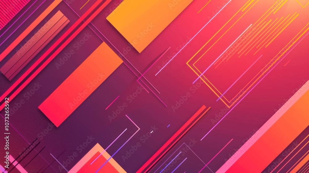 Abstract Geometric Background with Vibrant Colors Abstract Geometric Background with Vibrant Colors