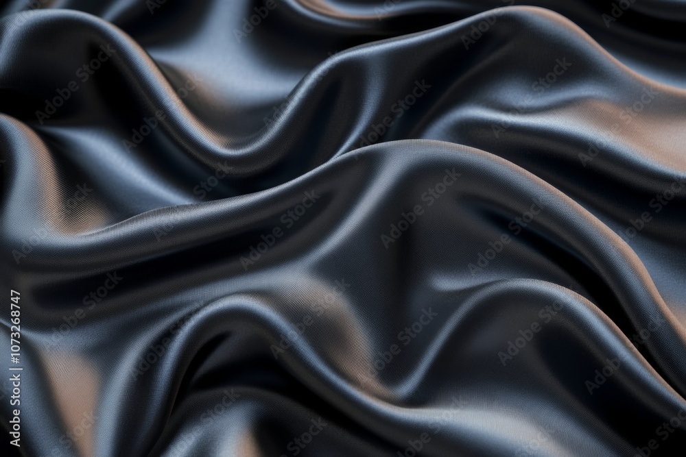 Obraz premium A black fabric with a shiny surface