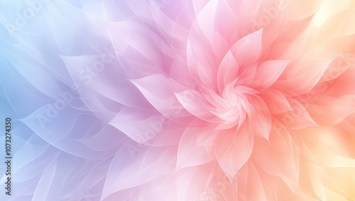 A colorful flower with pink petals and a yellow background