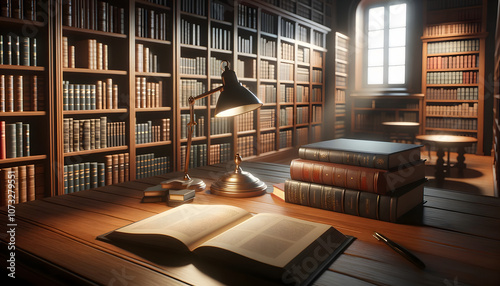 Naklejka Biblioteca