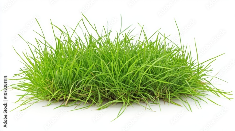 Lush Green Grass Growing Abundantly on a Clean White Background Perfect for Nature Themes and Freshness Concepts in Visual Projects Lush Green Grass Growing Abundantly on a Clean White Background Perfect for Nature Themes and Freshness Concepts in Visual Projects