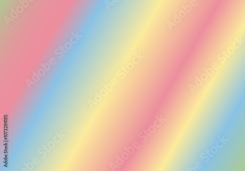 Fondo de degradado en diagonal de color rosa, azul, amarillo, rosa y rojo