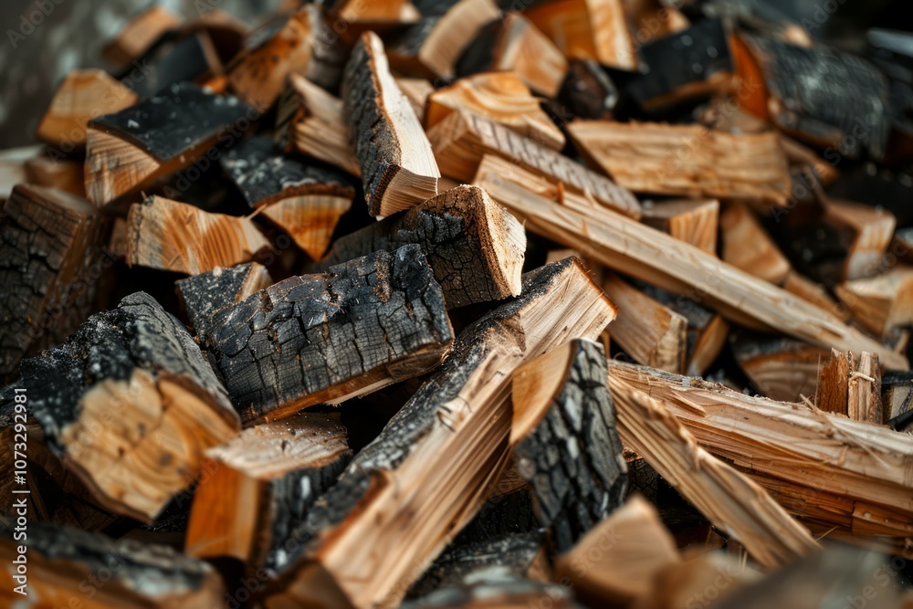 Photo of Big stack of chopped firewood outdoors. Background texture for backdrops or mapping Photo of Big stack of chopped firewood outdoors. Background texture for backdrops or mapping