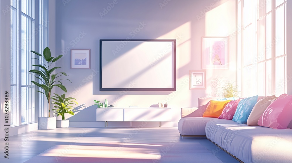 Minimalist Pastel Workspace and Cozy Lifestyle Scenes Minimalist Pastel Workspace and Cozy Lifestyle Scenes