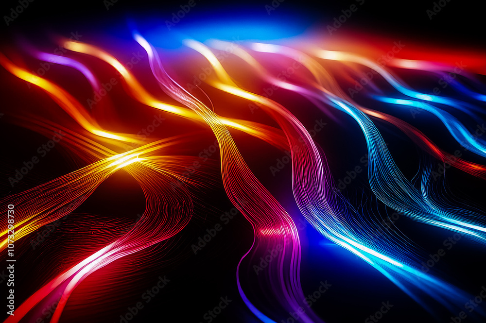 Naklejka premium Bunte grafische Elemente