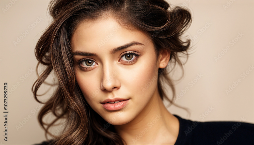 Naklejka premium portrait of a woman