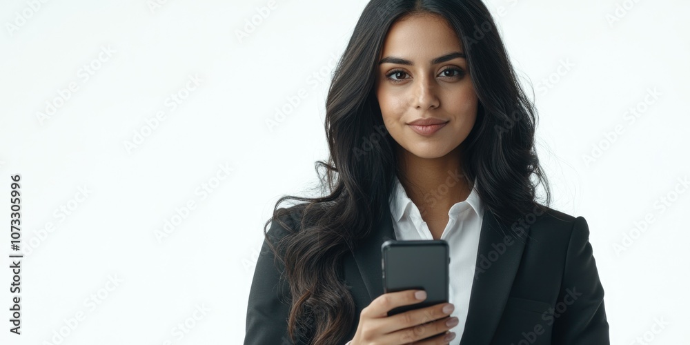 Businesswoman Using Phone - Microstock Businesswoman Using Phone - Microstock