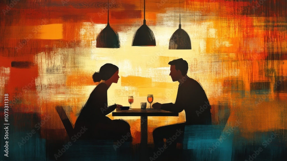 Couple Having Dinner Couple Having Dinner