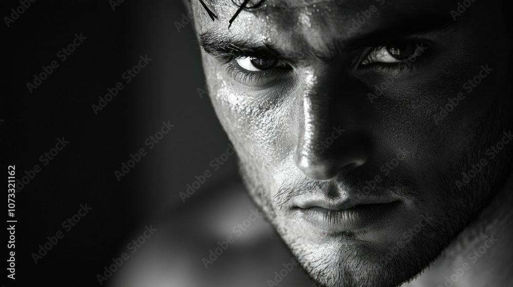 Determined Gym Fighter Determined Gym Fighter