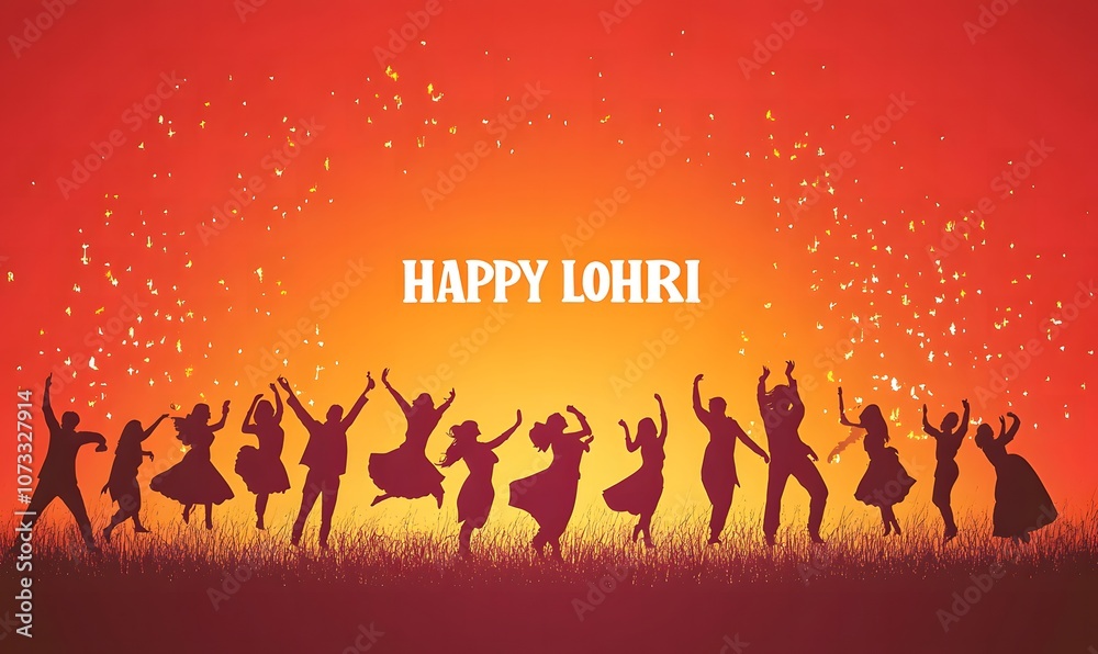 Happy Lohri text ,lohri background,Punjab India background Happy Lohri text ,lohri background,Punjab India background