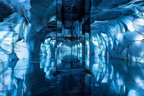 mirror glacier infinity chamber photo