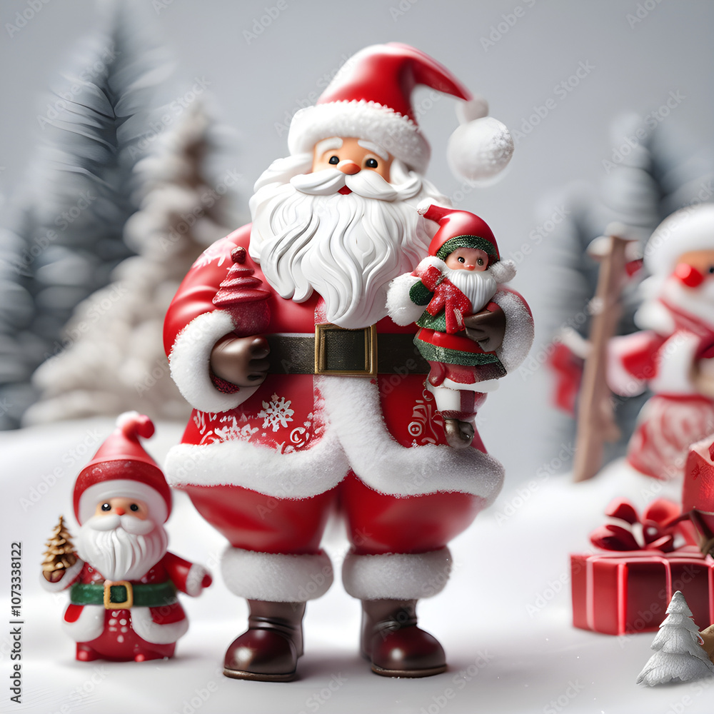 Close-up of Christmas Santa Close-up of Christmas Santa