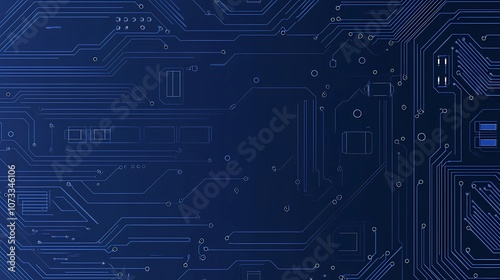 Dynamic texture of microchip circuits, highlighted by a metallic sheen, offering a high-tech, futuristic backdrop for multiple uses