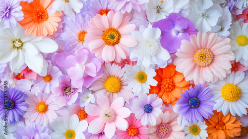 Wallpaper Mural blossom flowers blooming floral festive bouquet wall fashion various colorful vibrant background. 3D fashion pastel beautiful romantic card wallpaper Torontodigital.ca