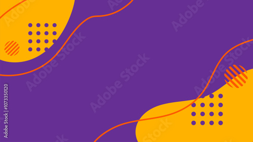 ハロウィンカラーのバナー背景_フルHDサイズ_16.9