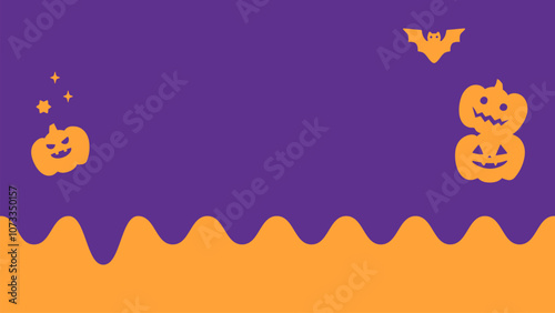 とろけるハロウィンバナー背景_フルHDサイズ_16.9