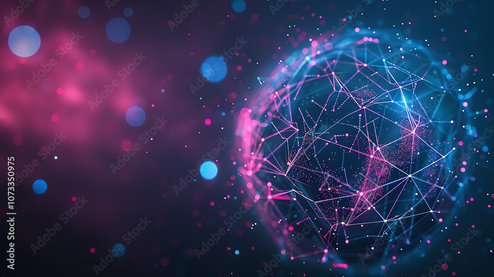 a globe with colorful lines and dots connecting points a globe with colorful lines and dots connecting points
