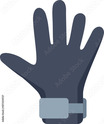 Hand with an electronic tracking bracelet, a device used for parole monitoring and location tracking of individuals