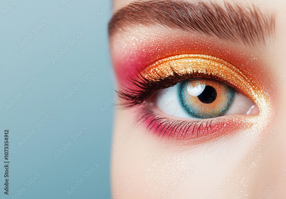Gradient, pastel Eye Makeup Gradient, pastel Eye Makeup