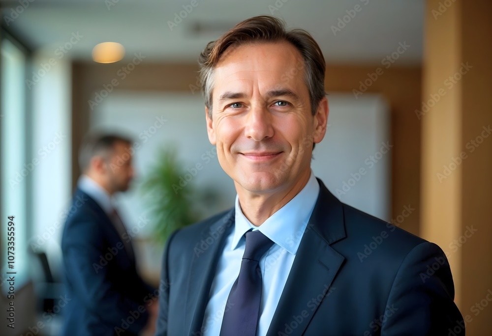 A businessman generated by AI. A businessman generated by AI.
