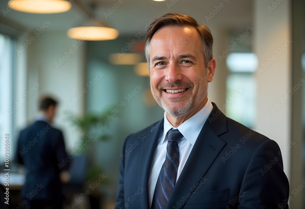A businessman generated by AI. A businessman generated by AI.