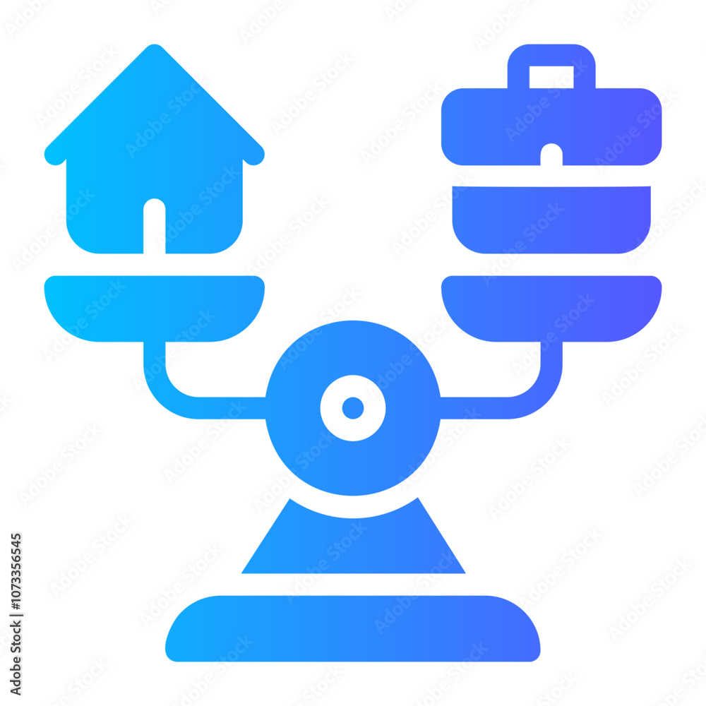 balance gradient icon balance gradient icon