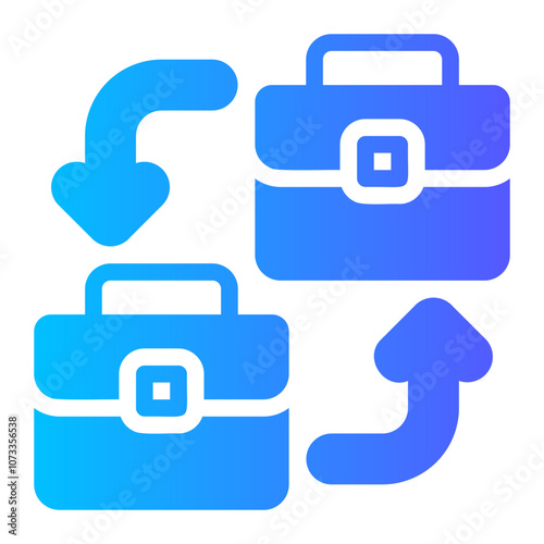 b2b gradient icon