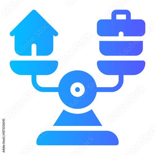 balance gradient icon