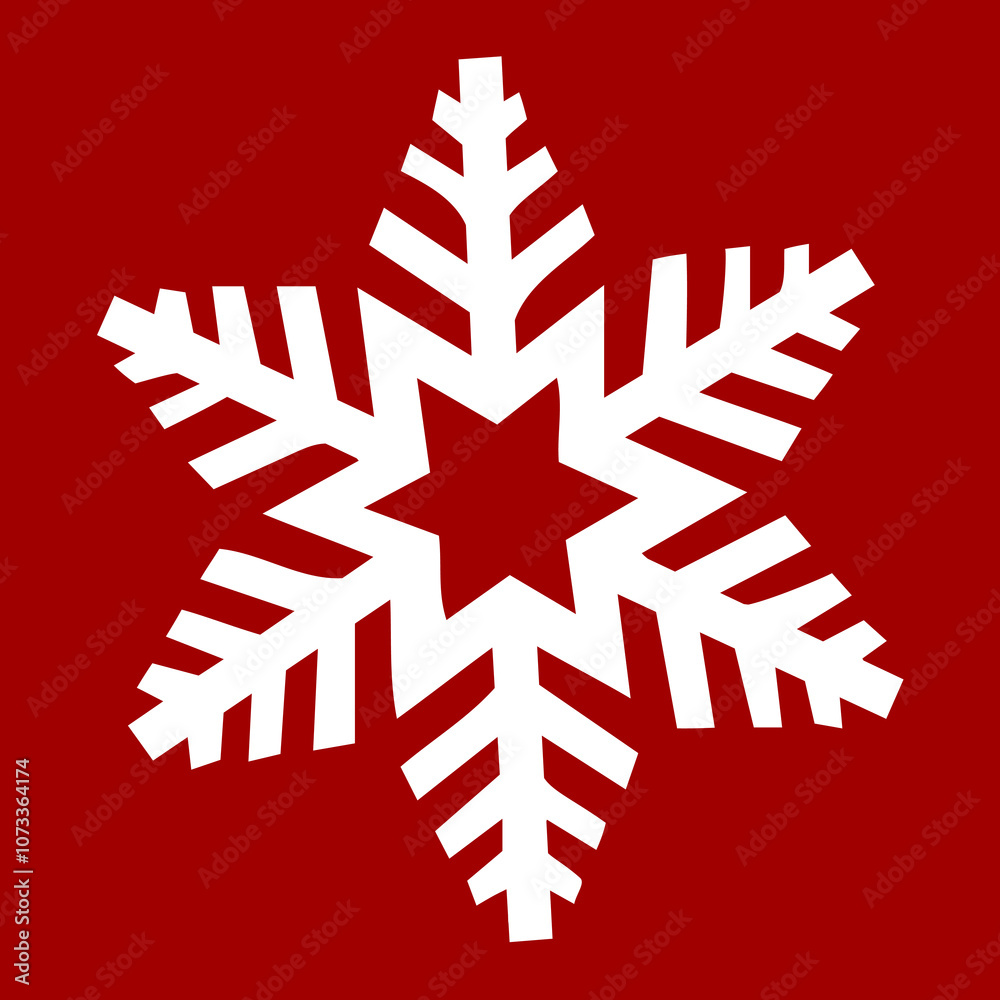 Winter's Touch: Intricate Snowflake Vector Design. Winter's Touch: Intricate Snowflake Vector Design.