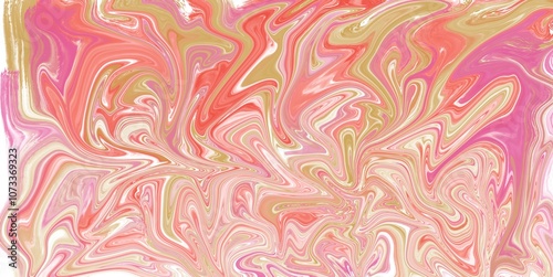 Abstract pink and white marble texture. Abstract fluid art background. Abstract swirling marble texture.