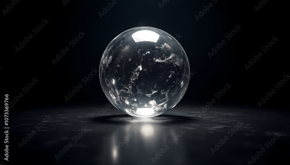sphere in front, Biomorphic Lumia effect sphere in front, Biomorphic Lumia effect