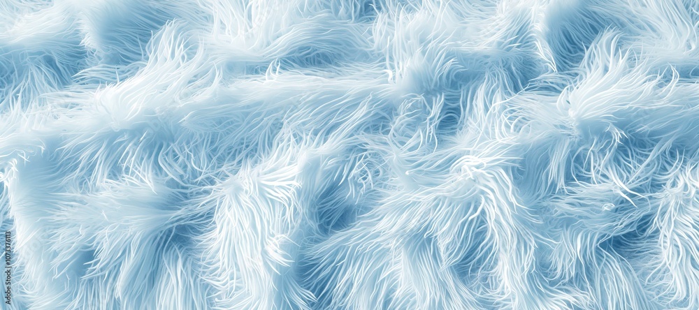 Obraz premium fine blue towel fur texture background, feather 16