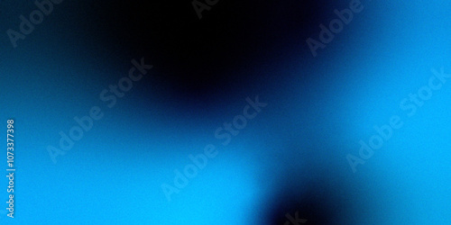 Dark navy blue noise texture poster abstract blurred background halftone style with gradient creative design. Dark royal blue grainy texture foil design.	
 photo