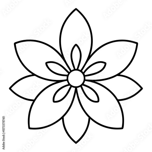 Minimalist Floral Icons – Clean Lines and Soft Petals for a Simple, Elegant Look