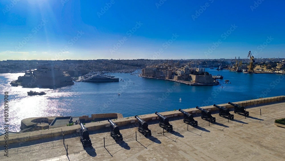 Obraz premium Valletta Upper Barrakka Gardens