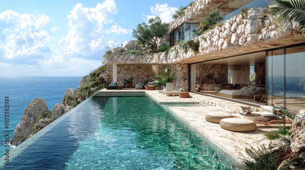 Obraz premium pool in hotel