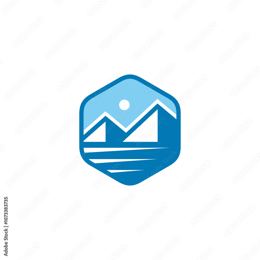 Mountain View Logo design vector template Mountain View Logo design vector template