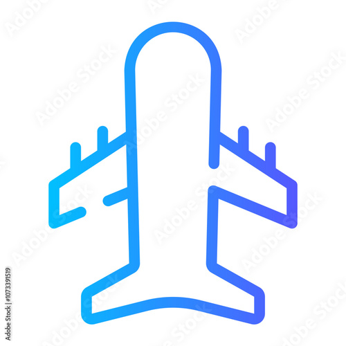jet lag gradient icon