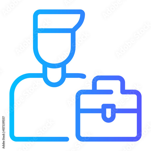 self employed gradient icon