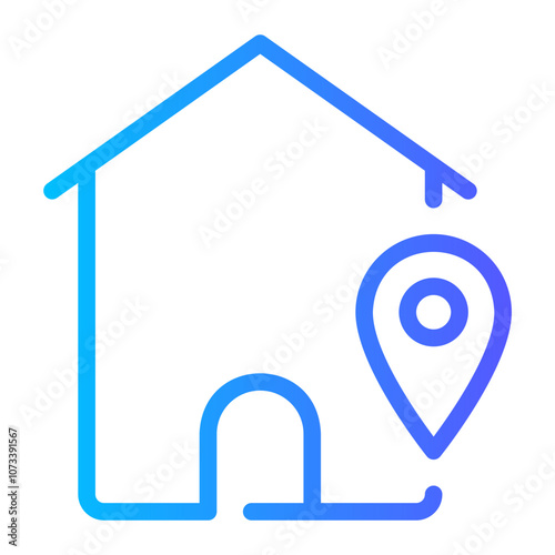 homestay gradient icon