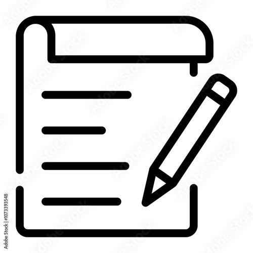 copywriter line icon