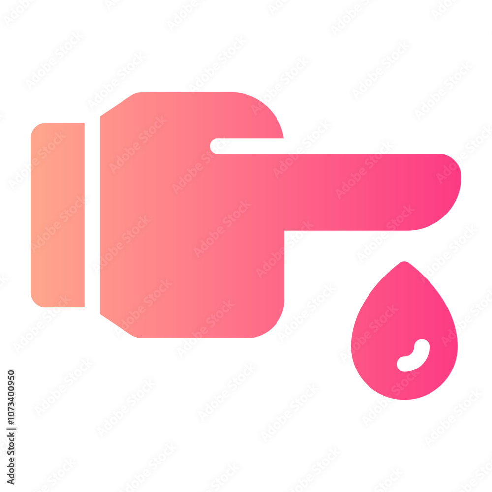 blood droplet gradient icon blood droplet gradient icon
