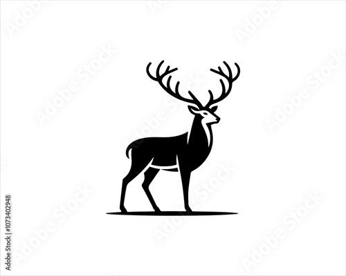 silhouette of a deer