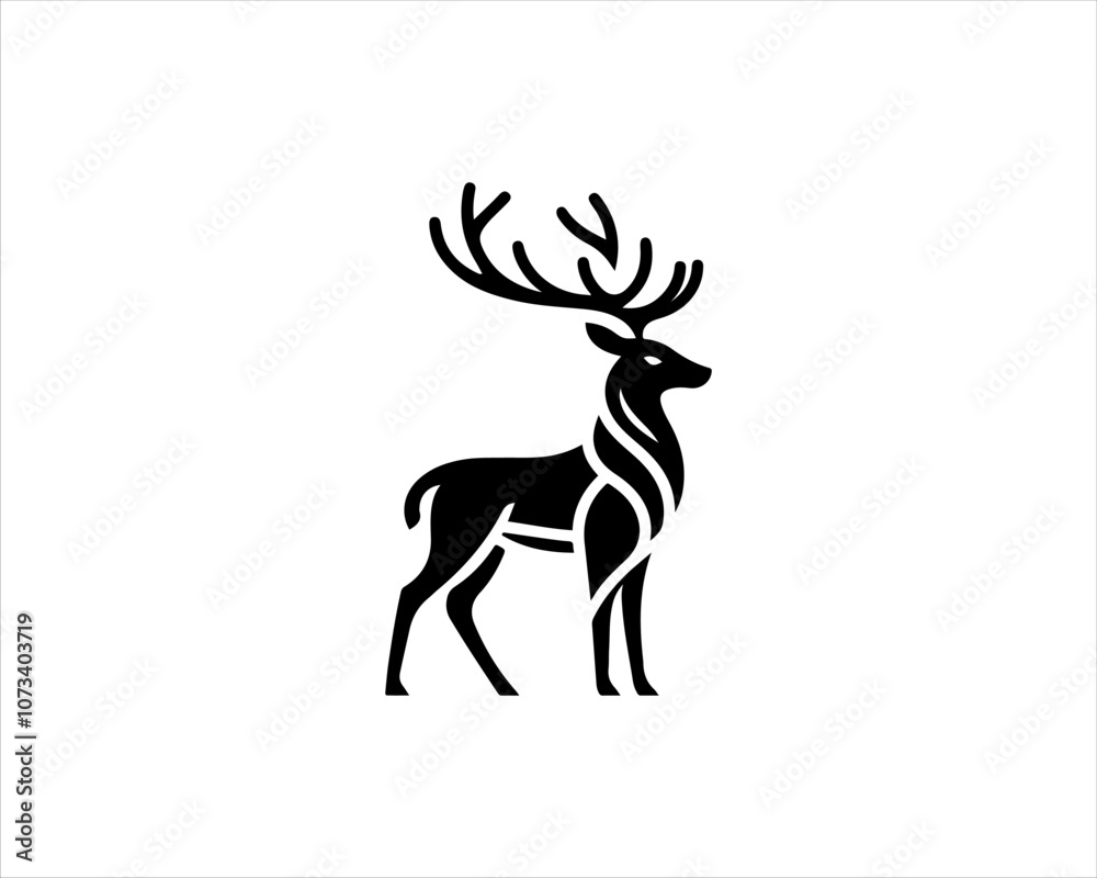 deer silhouette vector deer silhouette vector
