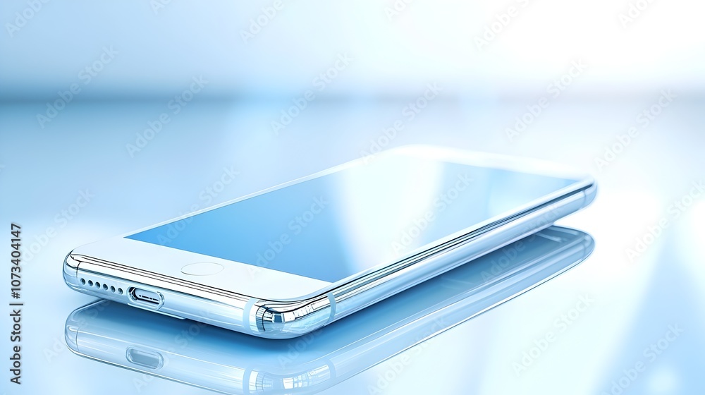 A cell phone is laying on a table A cell phone is laying on a table