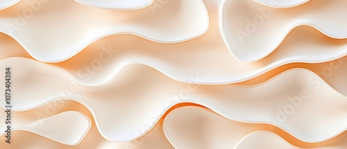 Wallpaper Mural A white background with a wave pattern Torontodigital.ca