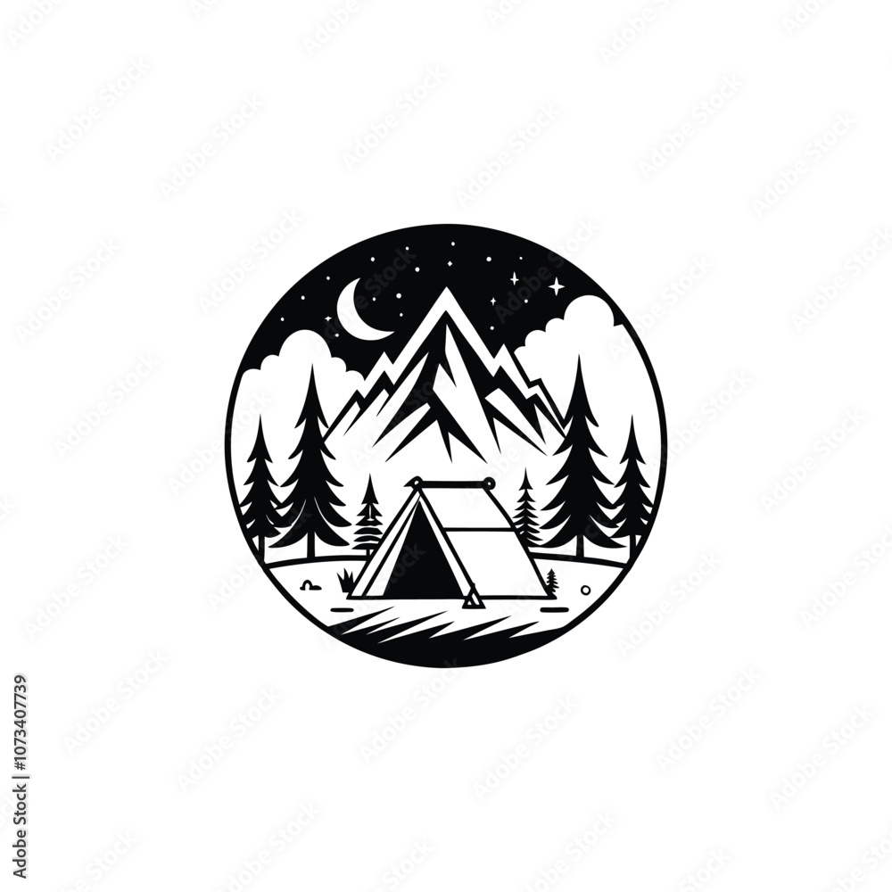 Wildlife Hunter Silhouette Clipart for Outdoor Graphic Projects
