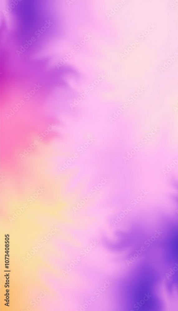 Fototapeta premium purple and yellow clouds in a purple sky with a pink and yellow background