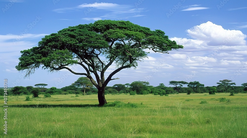 The Vast Savanna: A Land of Golden Grasslands, Towering Acacia Trees, and Diverse Wildlife. The Savanna Landscape Where the Sun Shines Bright, Unveiling the Beauty and Wonders of this Open and Wild Te The Vast Savanna: A Land of Golden Grasslands, Towering Acacia Trees, and Diverse Wildlife. The Savanna Landscape Where the Sun Shines Bright, Unveiling the Beauty and Wonders of this Open and Wild Te