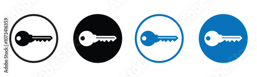 key icon set. key lock icon. house key icon security symbol. Key vector icon. Key symbol.